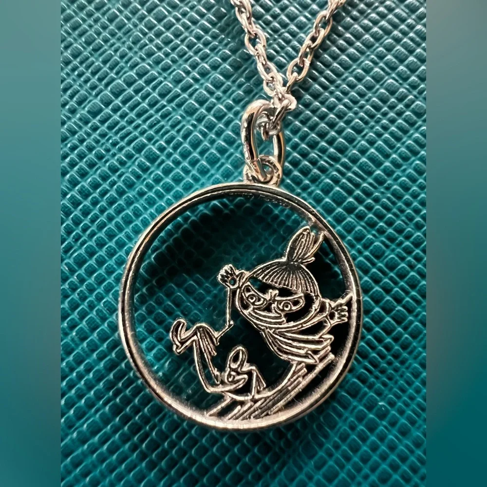 Moomin Necklace Little My Adventure 925 Silver Chain and Pendant